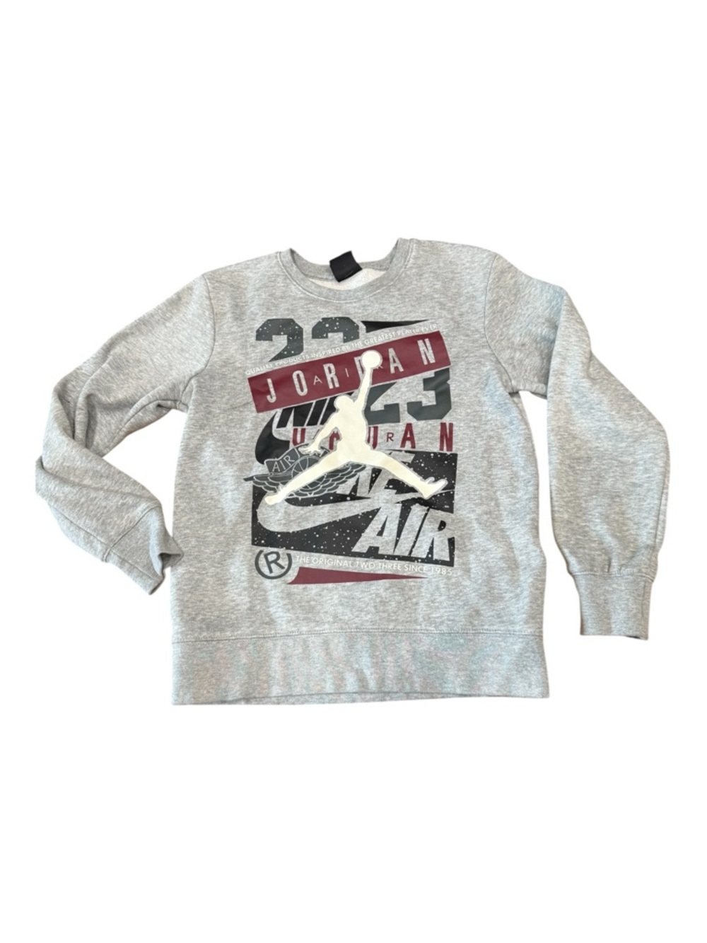 Nike Jordan Jumpman Boys Gray Sweatshirt Medium Size 10